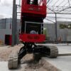 Athena bi-levelling tracked scissor lift is perfect for construction sites
