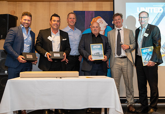 United took two top awards at the Konecranes conference