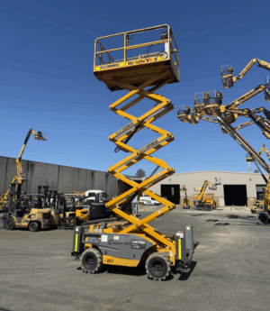 Used Haulotte 10M scissor lift  - Compact 12DX