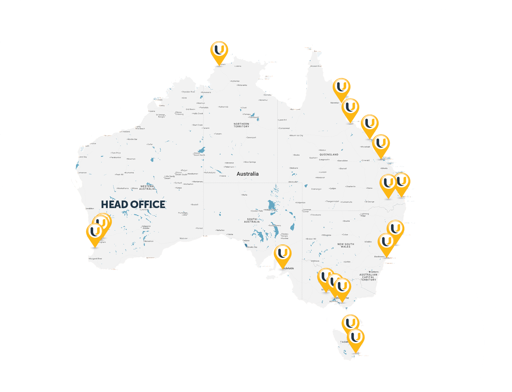 United Branches in Australia