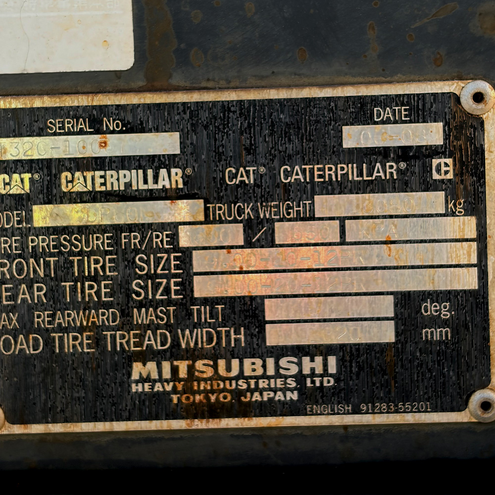Used Cat 8.0T Diesel Forklift - Image 6