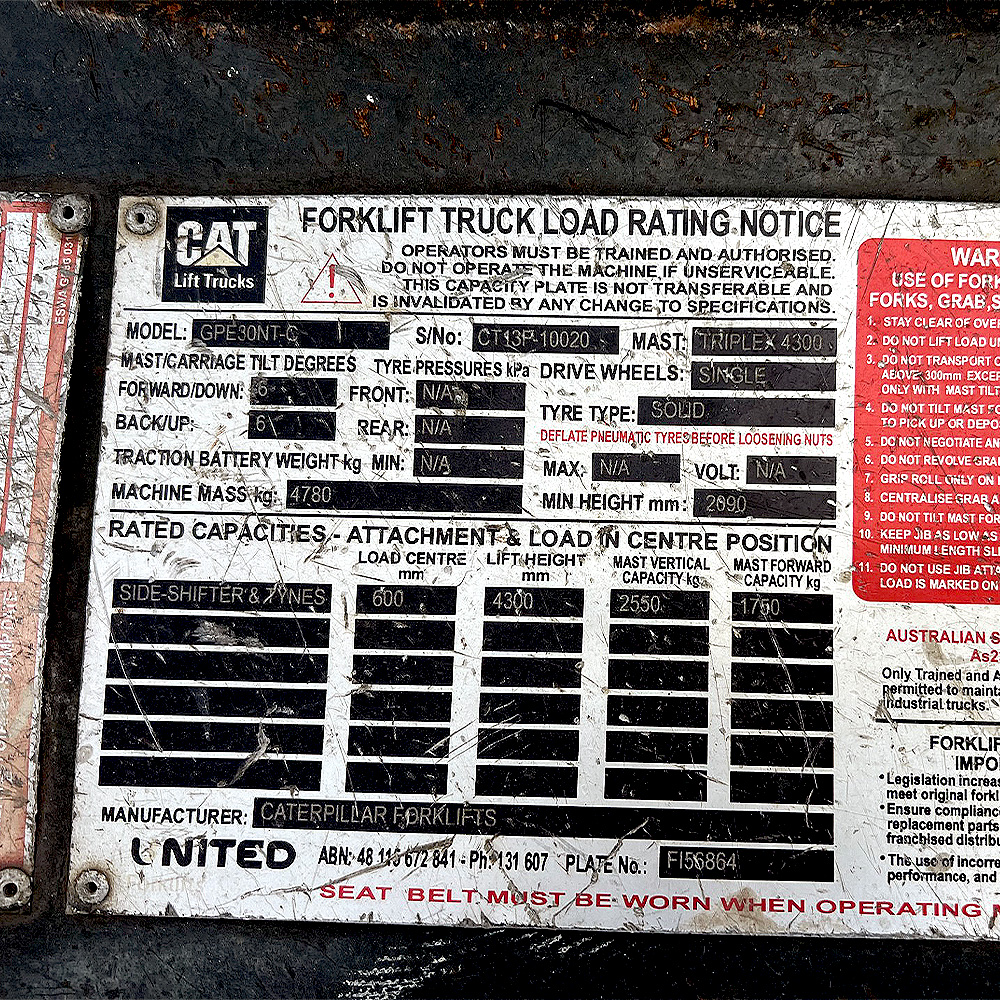 Used Cat 3.0T LPG Forklift - GP30NT-C - Image 6
