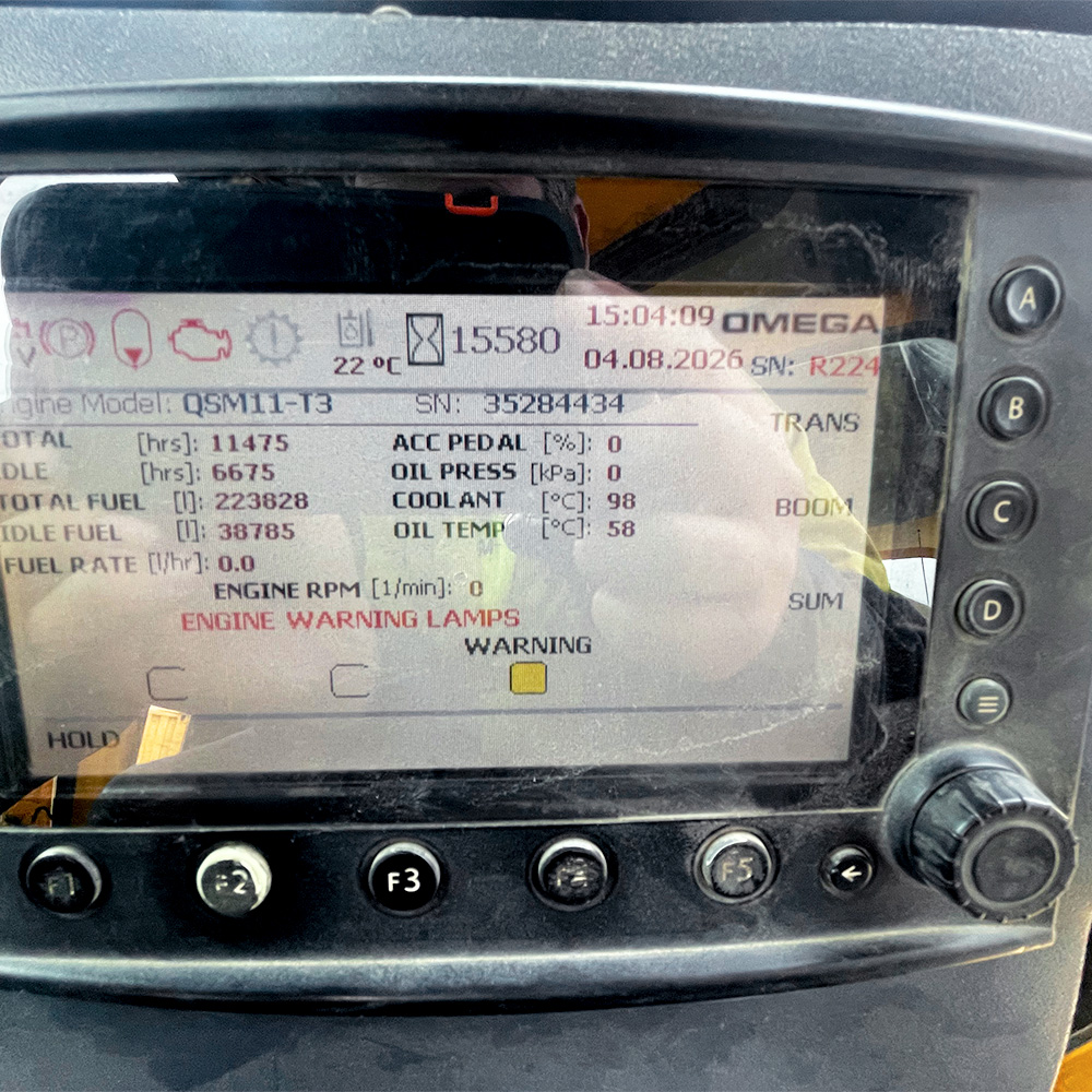 Used Omega 45.0T 5 High Diesel Reach Stacker - Image 24