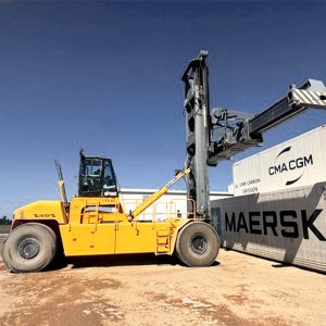 Used Omega 40T 5 High Diesel Reach Stacker