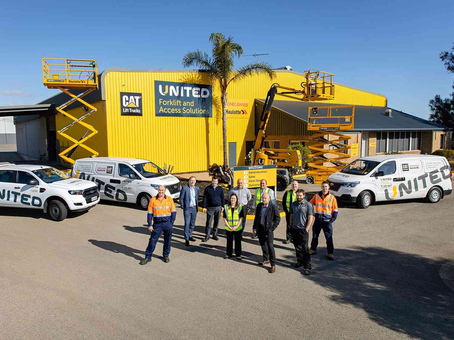 United Opens First SA Branch in Adelaide United Equipment