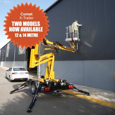 Comet trailer mounted boom lift now available