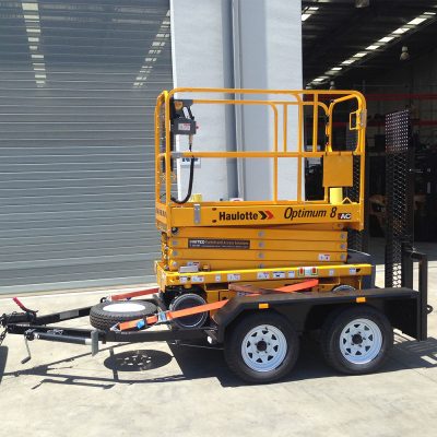 Electrric scissor lift and trailer EOFY special on now