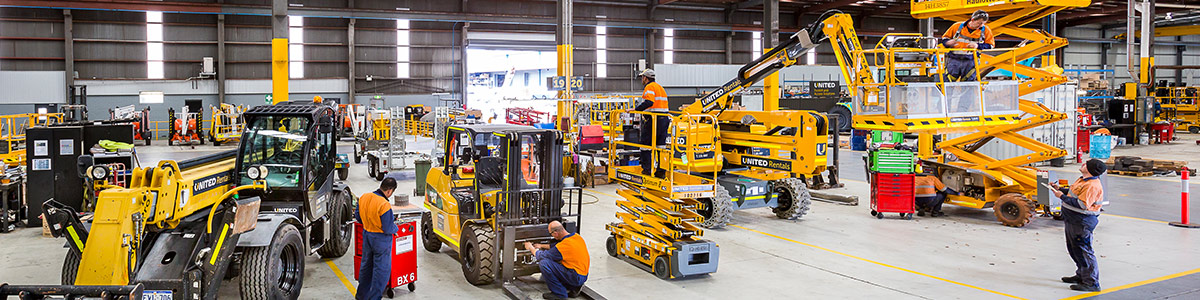 Service you forklift or access euipment with United